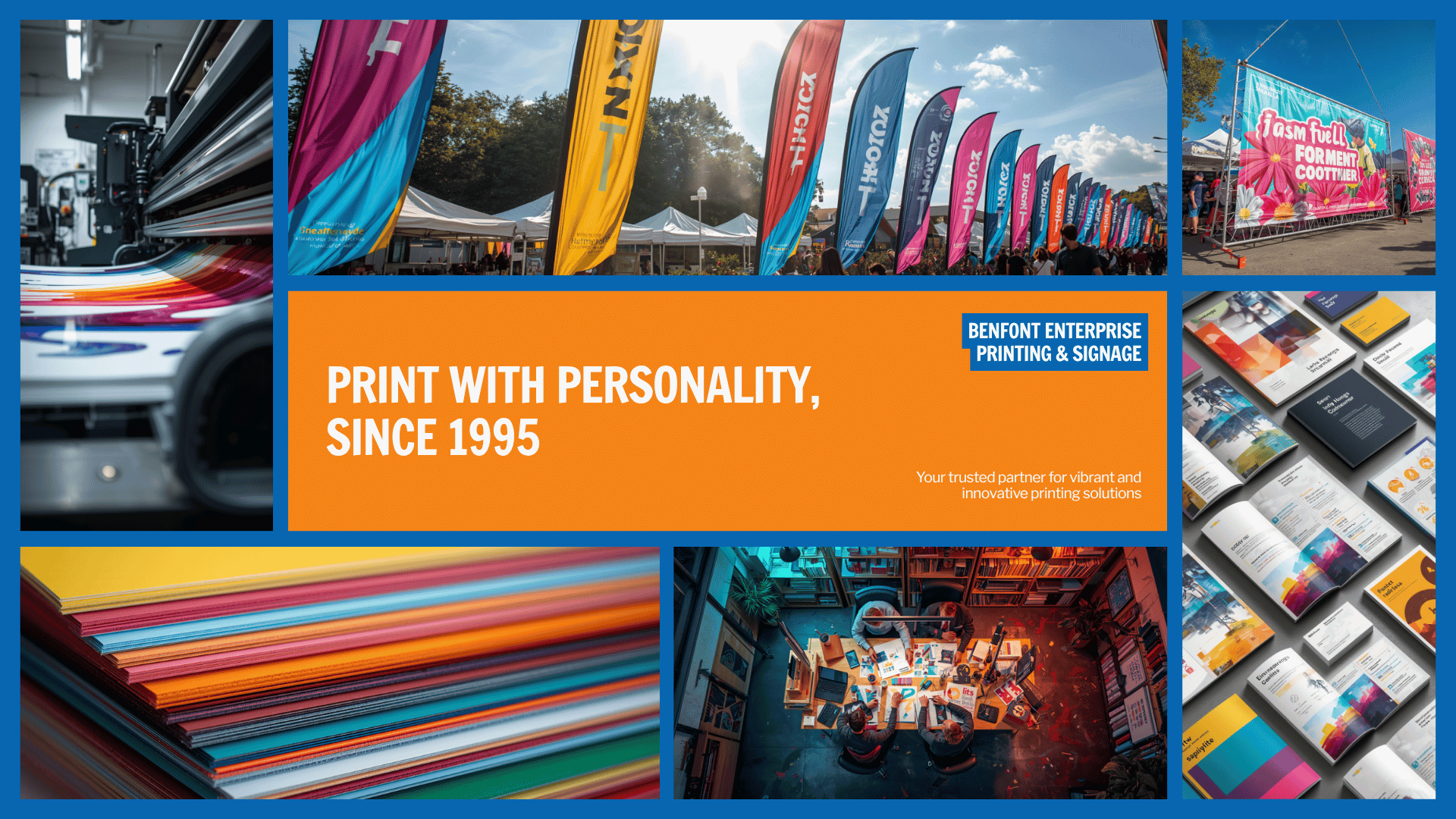 Benfont Enterprise — Print with personality since 1995